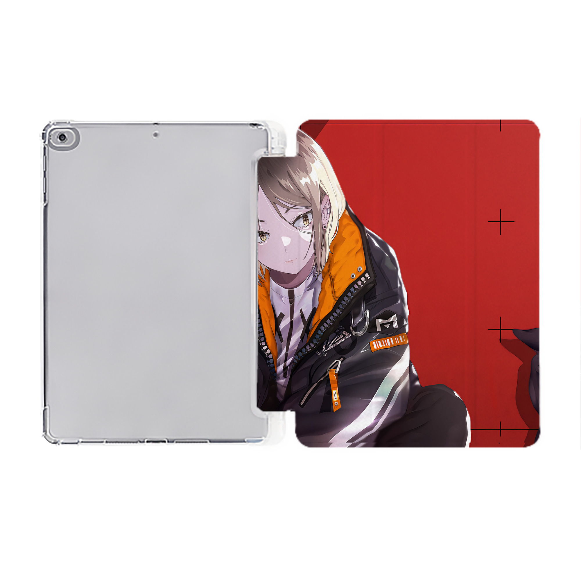（画像用） ハイキュー!! Haikyu!! IPad ケース ペン収納付き 三つ折りスタンド PUレザー×シリコン 対応機種9.5/10.5/10.9インチ
